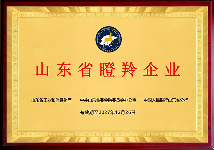 山東省“瞪羚企業”