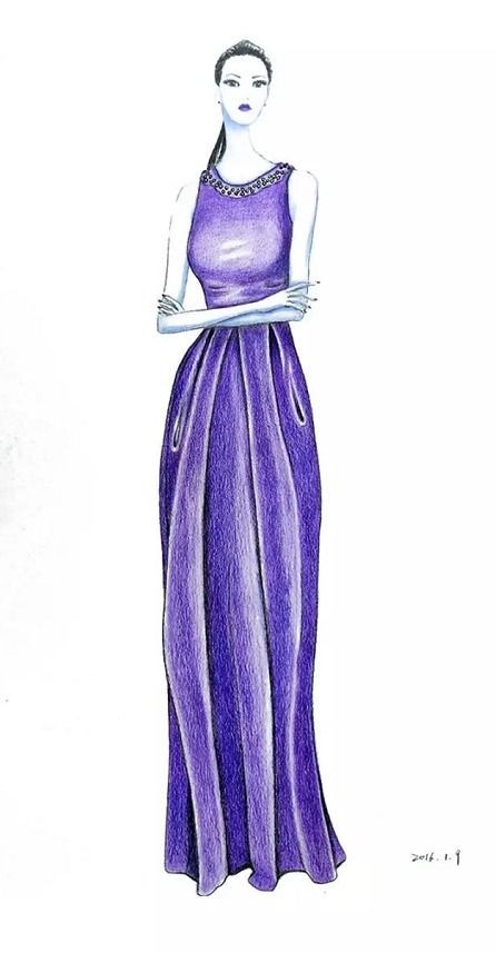 名師屋服裝手繪作品與計(jì)算機(jī)技術(shù)的融合欣賞